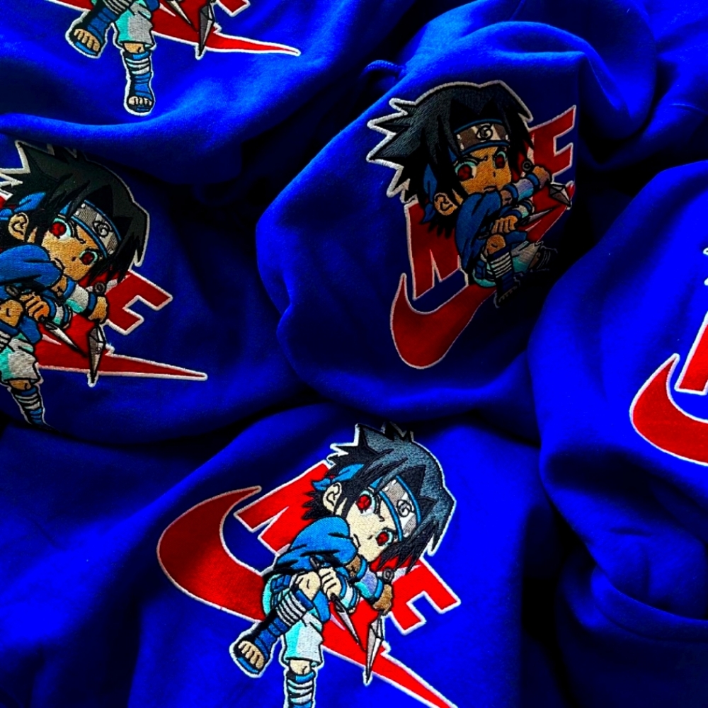 Rare Nike Sasuke Uchiha (Naruto) Hoodie Noralache size  XL Mens